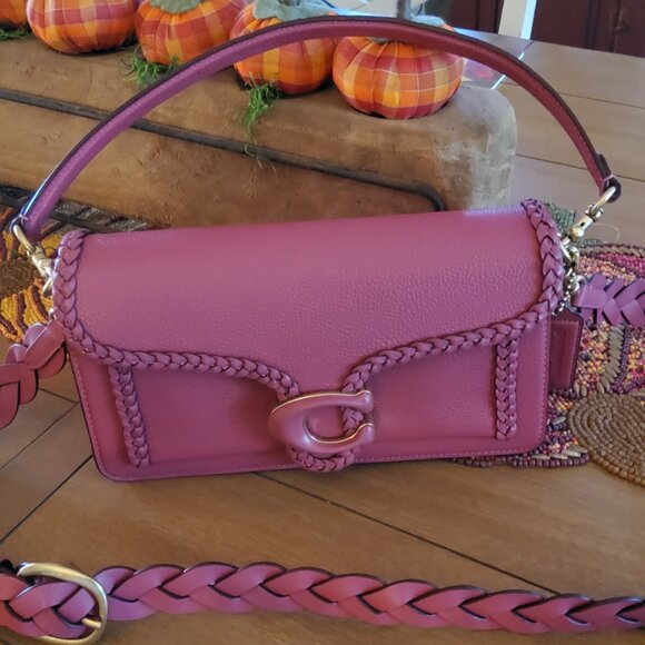 Coach Tabby Shoulder Bag 26 in Rasberry CJ838 - Picture 1 of 13